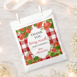 Berry First Birthday Party Favour Favour Bags