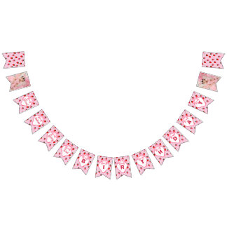 Berry First Birthday Pink Sweet Strawberry Party Bunting