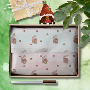 Berry First Birthday Strawberry Snail  Tissue Paper