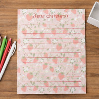 Berry First Birthday Time Capsule Notepad