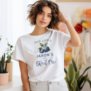 Berry First Blueberry 1st Birthday Party  T-Shirt