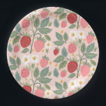 Berry First Strawberry Bouquet Birthday  Paper Plate<br><div class="desc">Berry First Strawberry Bouquet Birthday</div>