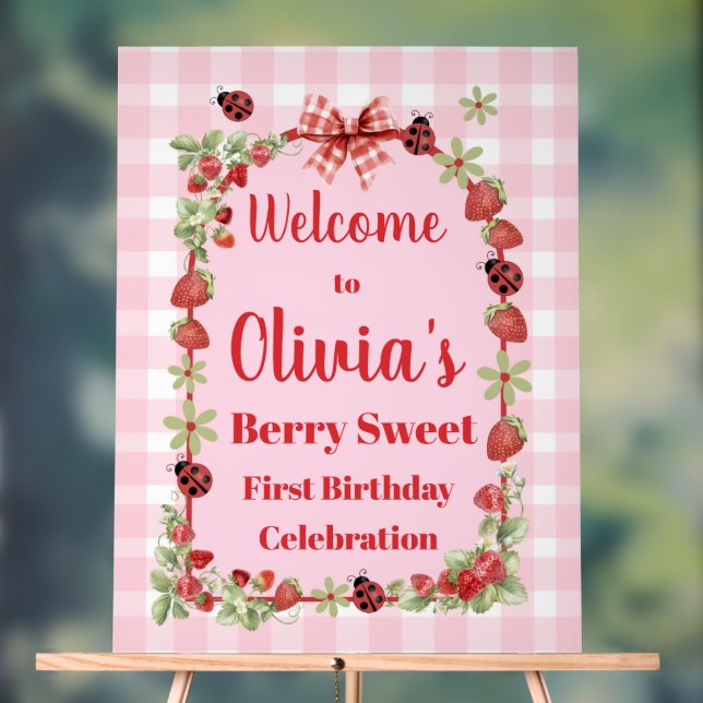 Berry First Welcome Sign (Neutral)