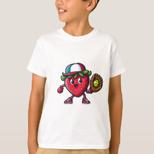 Berry Good at This Game! Strawberry Softball T-Shirt