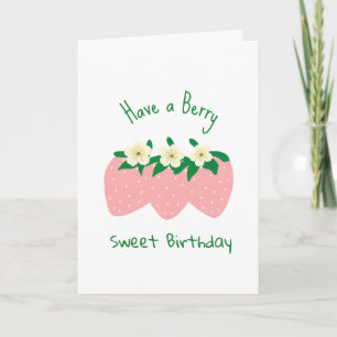 Berry Good Vibes All Day Birthday Card