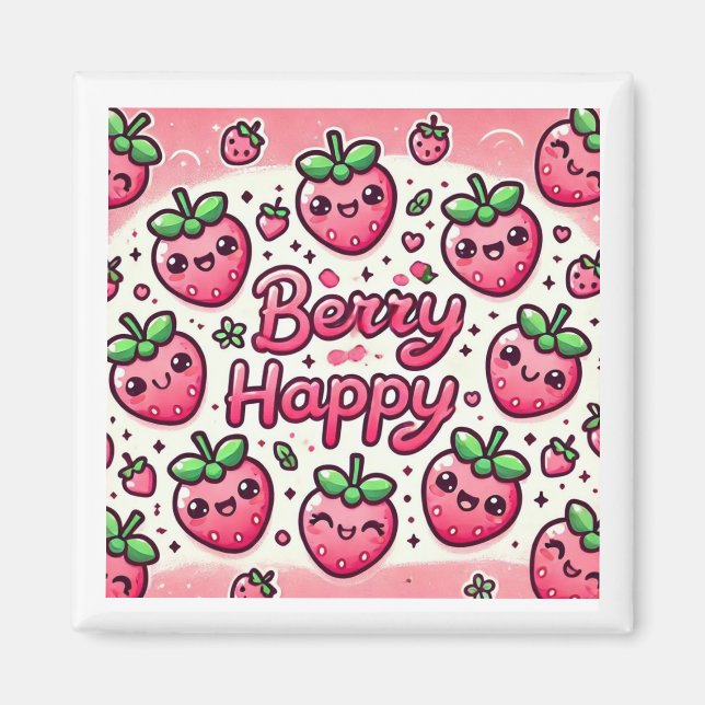 Berry Happy Magnet (Front)