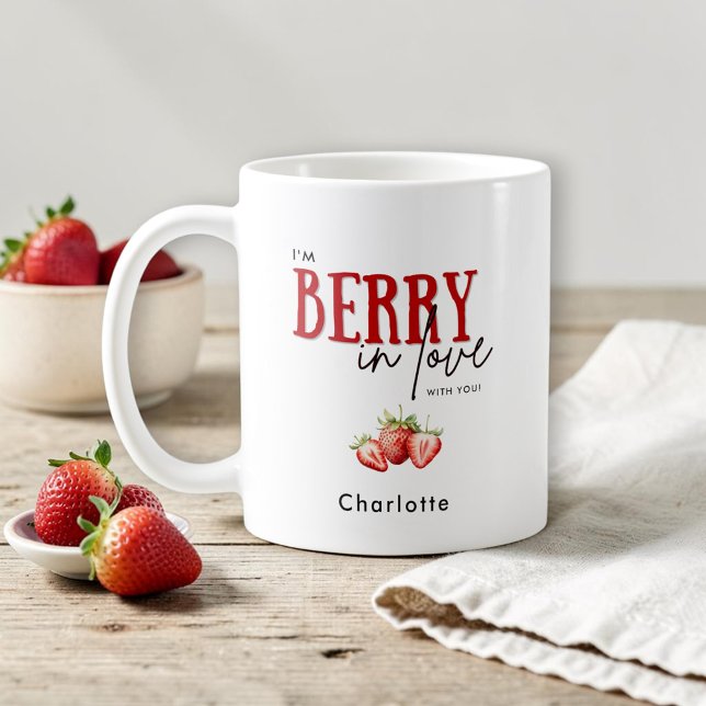 Berry in Love personalised gift Coffee Mug (Creator Uploaded)