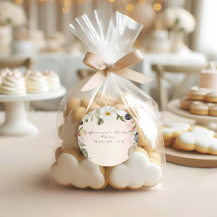 Berry in Love Shower Classic Round Sticker