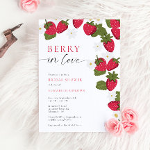 Berry in Love Strawberry Bridal Shower Floral