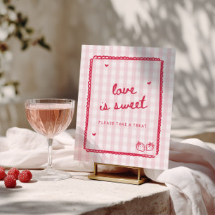 Berry in Love Strawberry Love is Sweet Poster