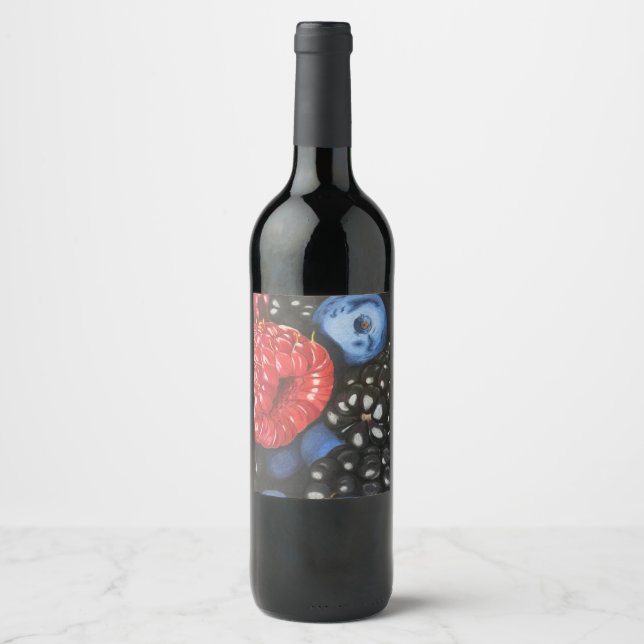 Berry Jumble Wine Label (Front)