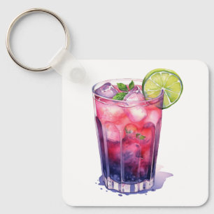 Berry Mojito With Lime Key Ring