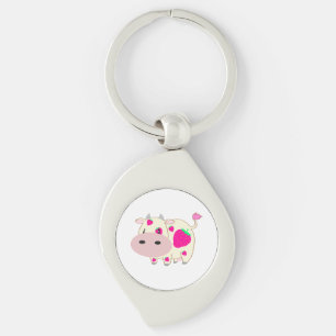 Berry Moo Key Ring