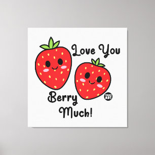 berry much canvas print
