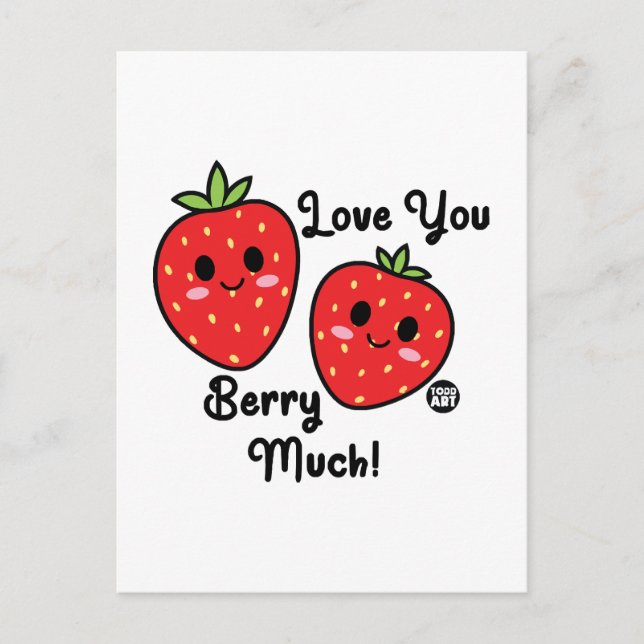 berry much postcard (Front)