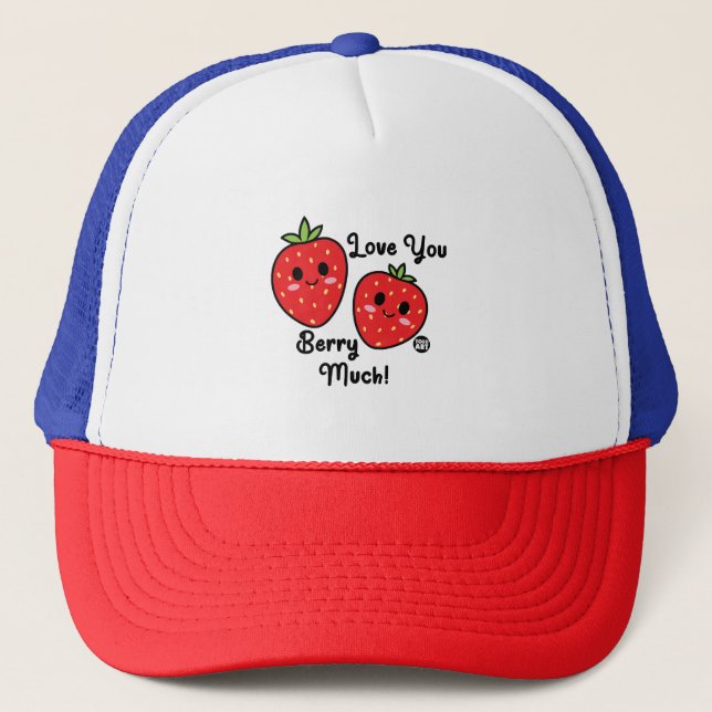 berry much trucker hat (Front)
