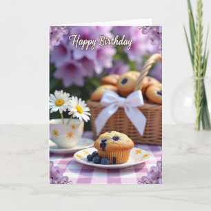 Berry Muffin Birthday Card