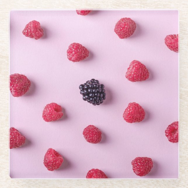 berry nice glass coaster (Front)