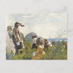 Berry Pickers   Winslow Homer Postcard