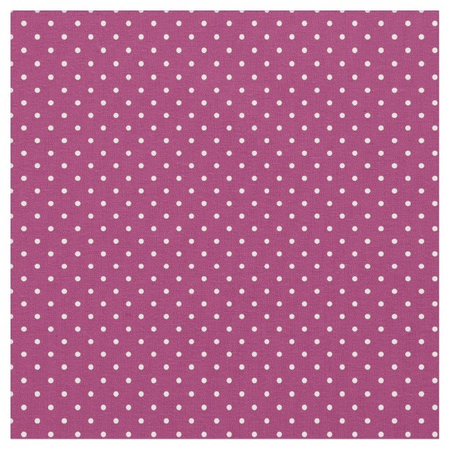 Berry Purple Tiny Dots Fabric (Close Up)