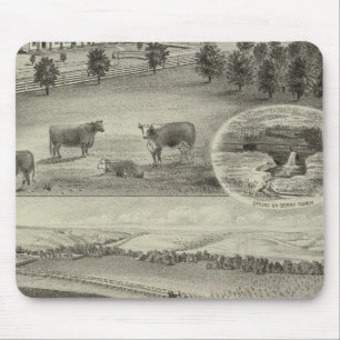 Berry Ranch, Chase and Morris Counties, Kansas Mouse Pad