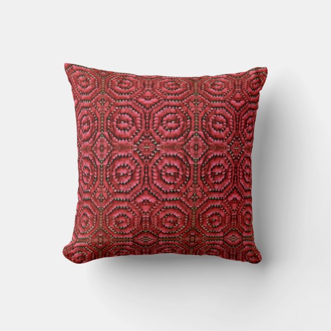 Berry Red Cushion (Front)