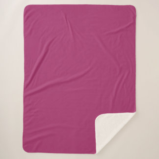 Berry Sherpa Blanket