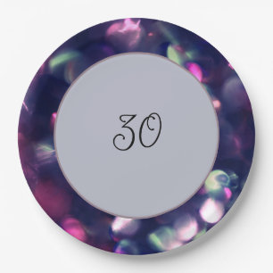 Berry Sparkle Paper Plate