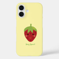 Berry Special Strawberry Face Emoji