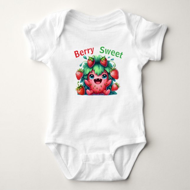 Berry sweet baby bodysuit (Front)