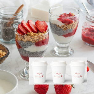 Berry Sweet Baby on the Way Baby Shower Paper Cups