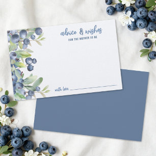 Berry Sweet Baby Shower Advice Card