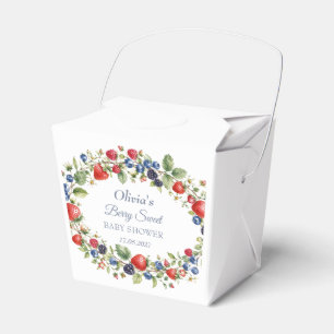 Berry Sweet Baby Shower Blueberry Baby Girl Boy Favour Box