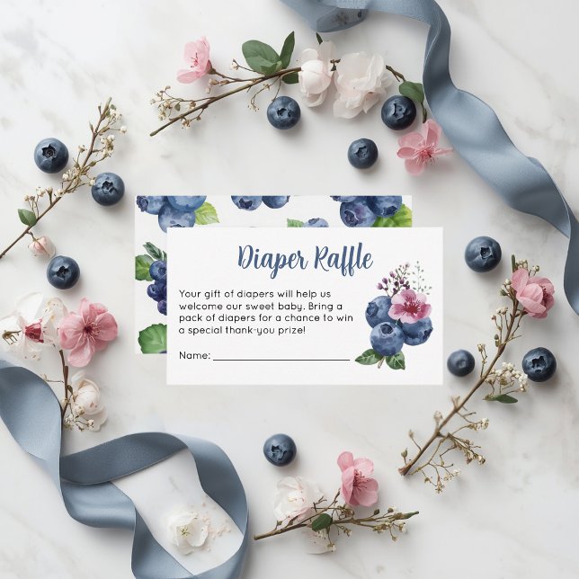 Berry Sweet Baby Shower Enclosure Card (Creator Uploaded)