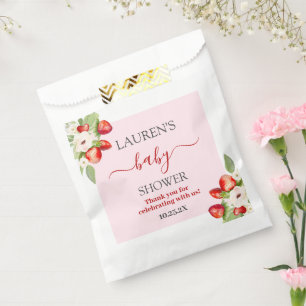 Berry Sweet Baby Shower Favour Bags