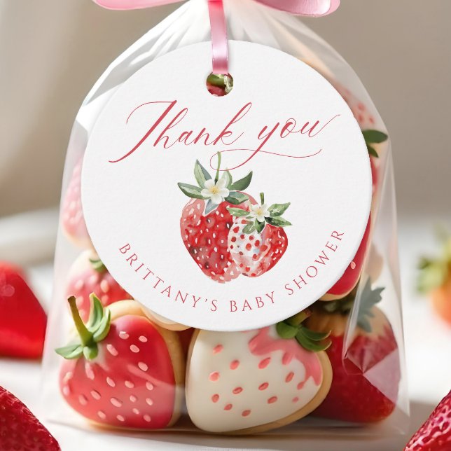 Berry Sweet Baby Shower Favour Tags (Creator Uploaded)