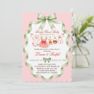 Berry Sweet Baby Shower Invitation