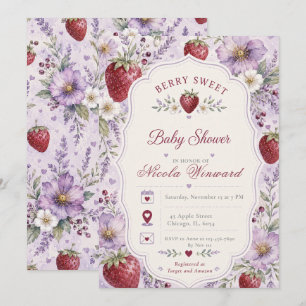 Berry Sweet Baby Shower Invitation