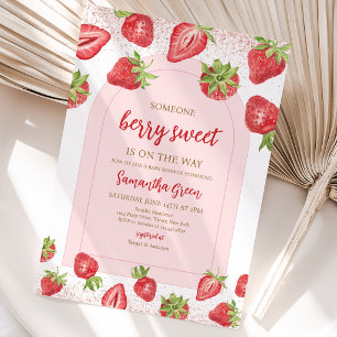 Berry Sweet Baby Shower Invitation