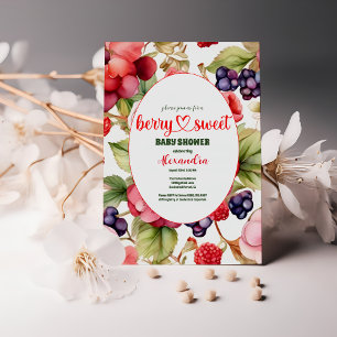 Berry Sweet Baby Shower Invitation