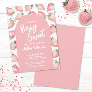 Berry Sweet Baby Shower Invitation