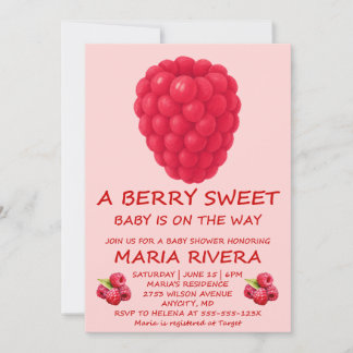 Berry Sweet Baby Shower Invitation