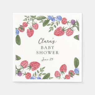Berry Sweet Baby Shower Napkin
