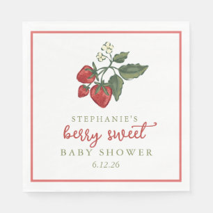 Berry Sweet Baby Shower Napkin