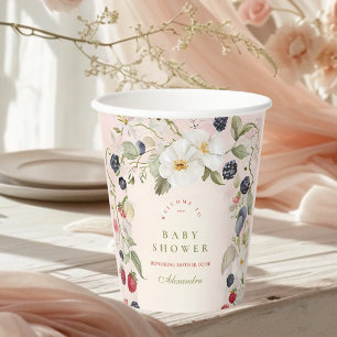 Berry Sweet Baby Shower Paper Cups
