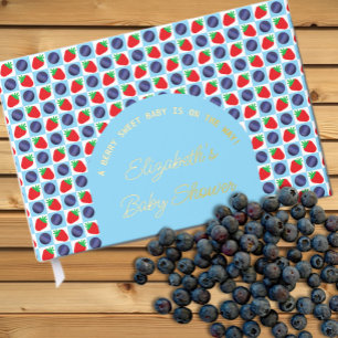 Berry Sweet Baby Shower Paper Napkins Guest Book