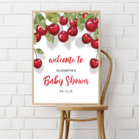 Berry Sweet Baby Shower Welcome Foam Board