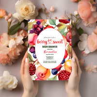 Berry Sweet Baby Shower Wild Berries & Flowers