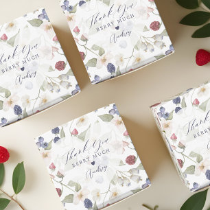 Berry Sweet Baby Shower Wild Berries Thank You Favour Box