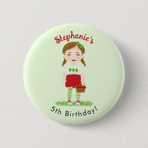 Berry Sweet Birthday 6 Cm Round Badge